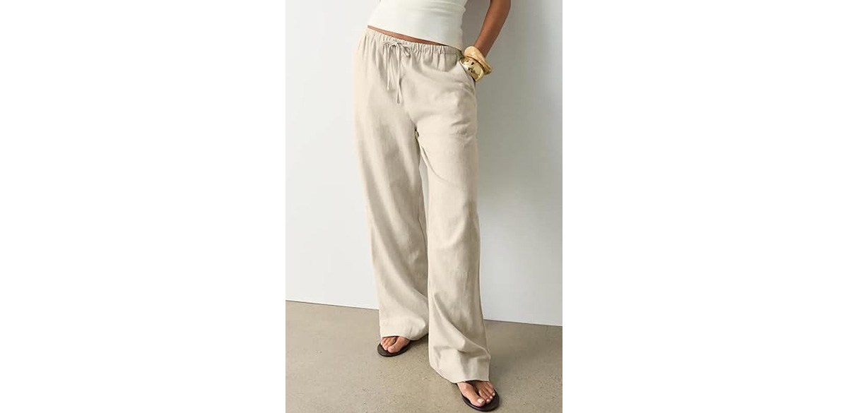 CHYRII Women's Summer Casual Wide Leg Pants