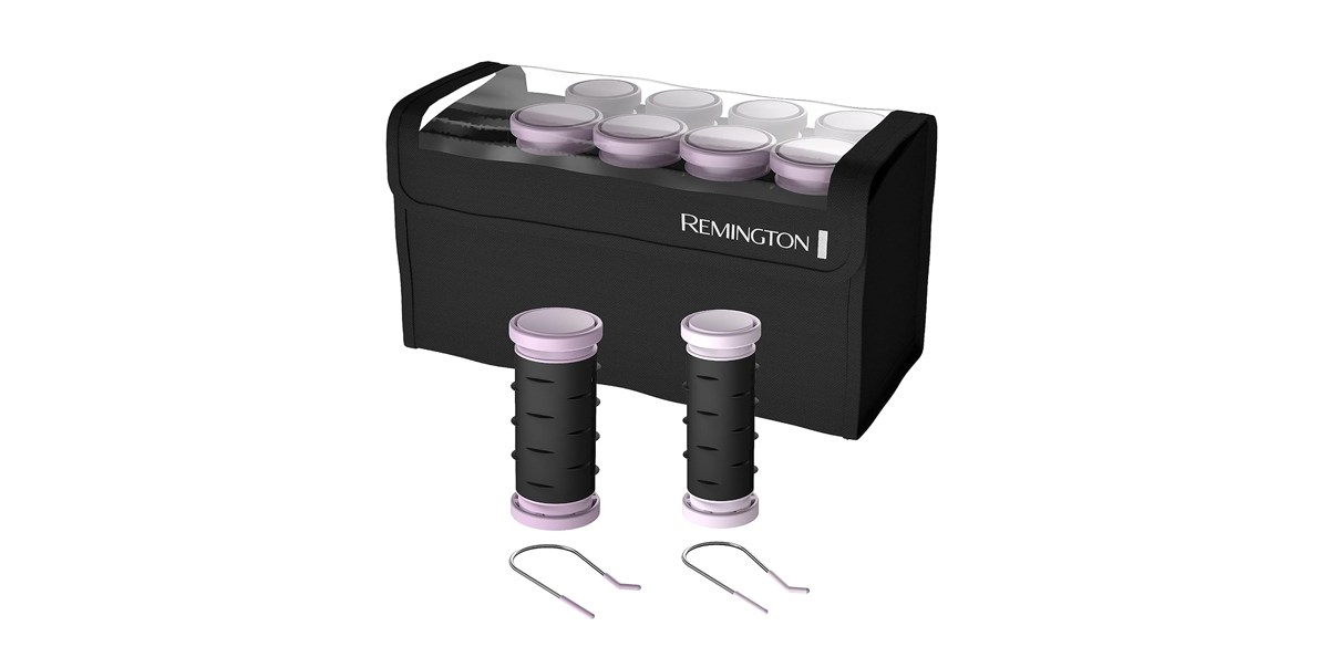Remington Compact Ceramic Dual Voltage Hair Setter &amp; Rollers