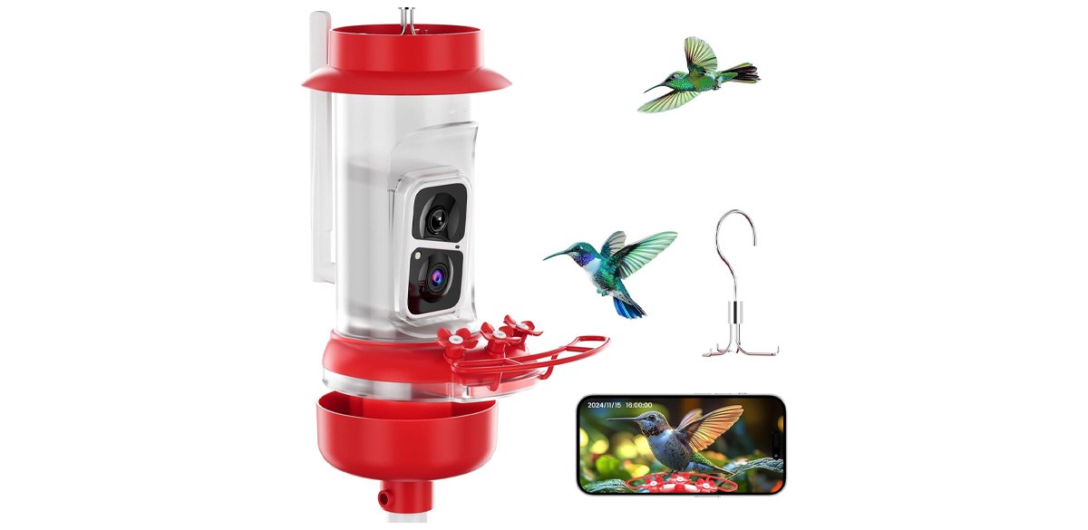 Soliom Humbirdy-The Original Hummingbird Feeder Camera 2K