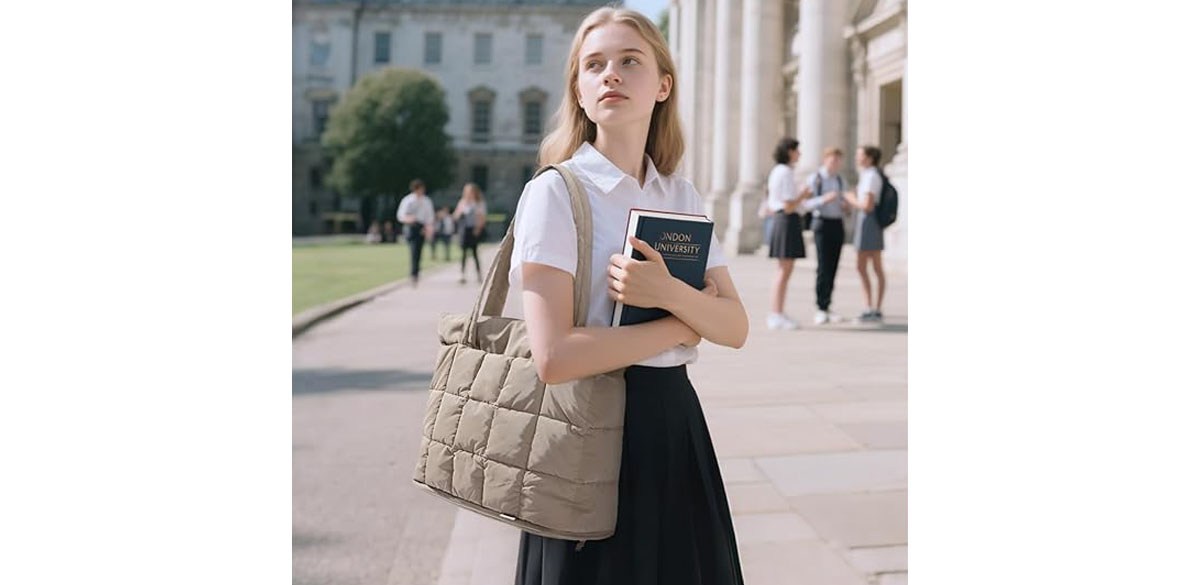 BAGSMART Expandable Tote Bag