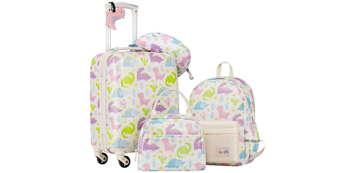 Coolife Kids Five-Piece Luggage Set