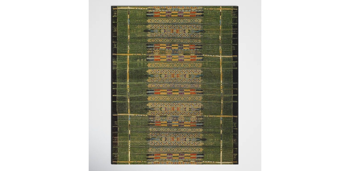 Joss &amp; Main Sesna Multi-Colored Indoor-Outdoor Area Rug
