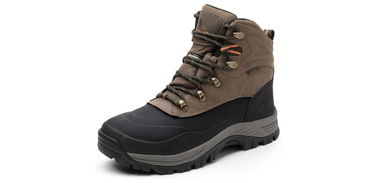 NORTIV Men's Insulated Snow Boots