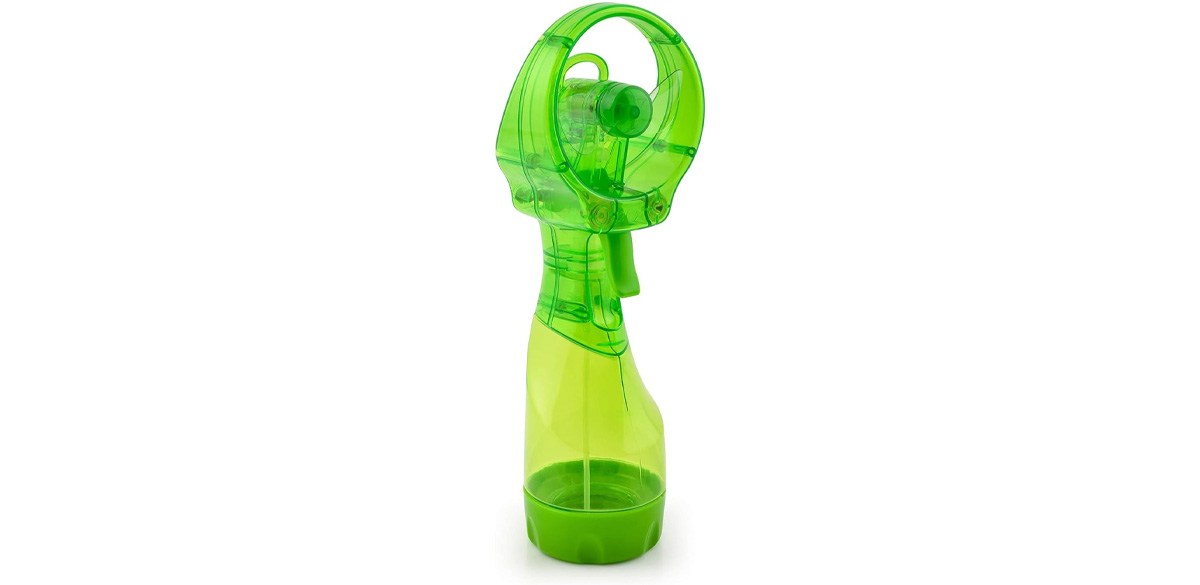O2COOL Deluxe Handheld Battery Powered Water Misting Fan