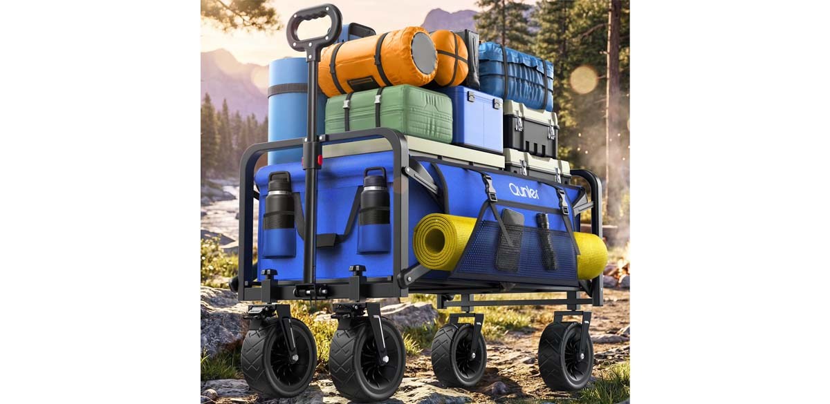 Qunler 560lbs Collapsible Folding Wagon