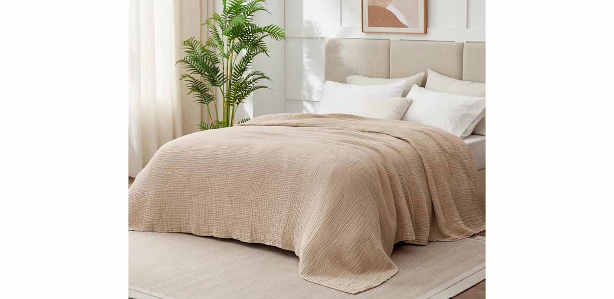 Kozhyvn 6 Layers Cotton Muslin Blankets