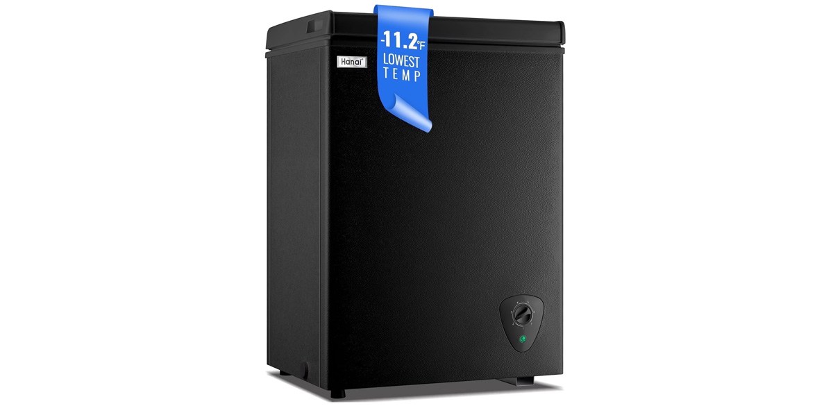 WANAI 3.4 Cubic Feet Chest Freezer
