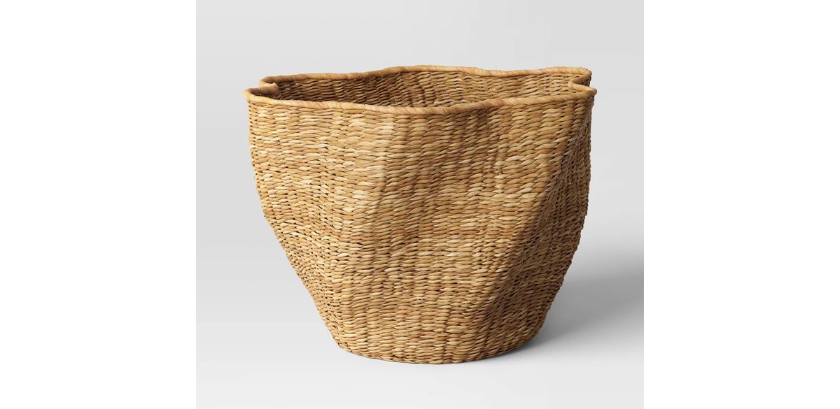 Woven Scallop Edge Basket - Threshold