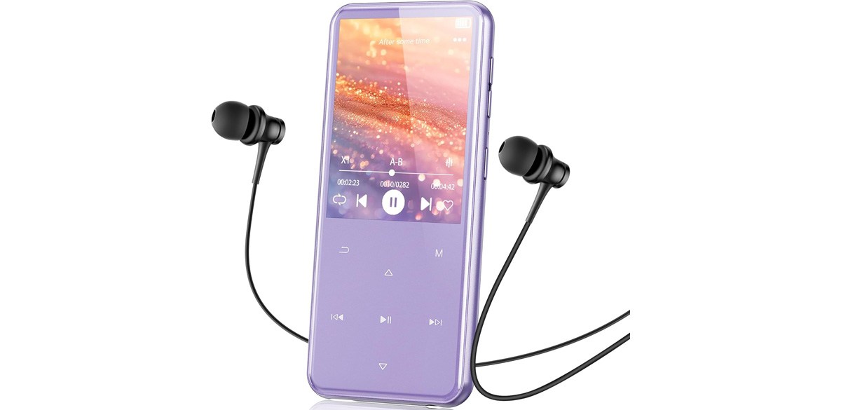 AGPTEK 64GB MP3 Player with Bluetooth