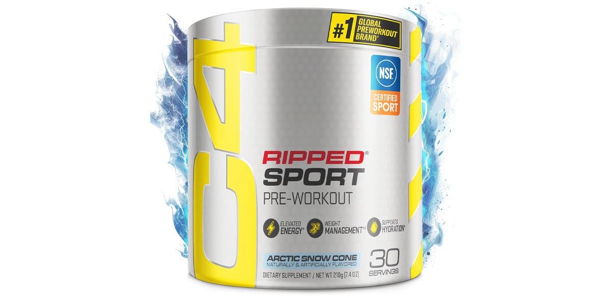 C4 Ripped Sport Pre-Workout Powder