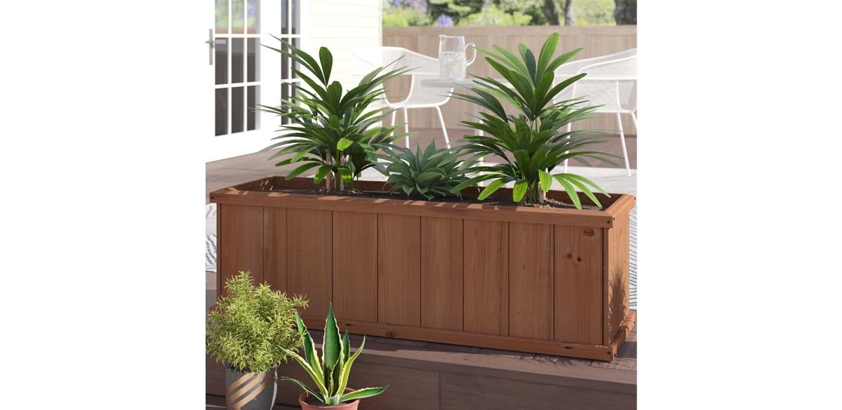 Outdoor Wood Planter Box