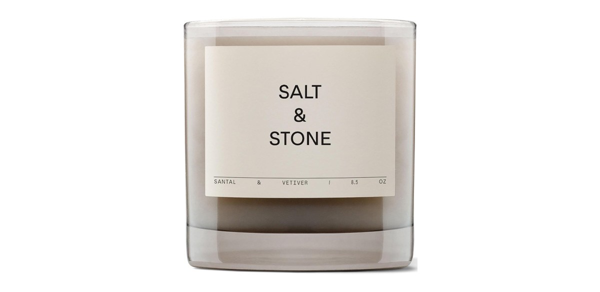 SALT &amp; STONE Scented Candle for Women &amp; Men