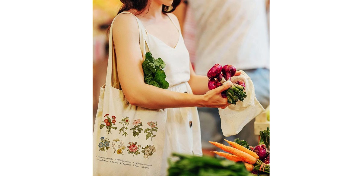 Flowers 12OZ Canvas Tote Bag
