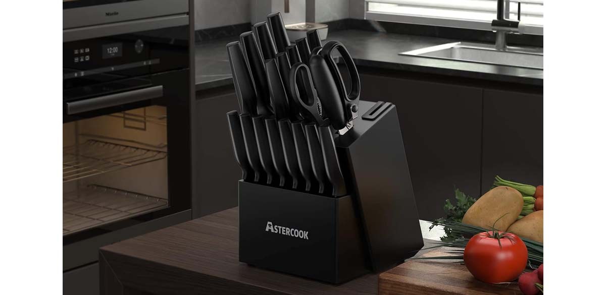 6-Knife Set, Astercook 21 Pieces