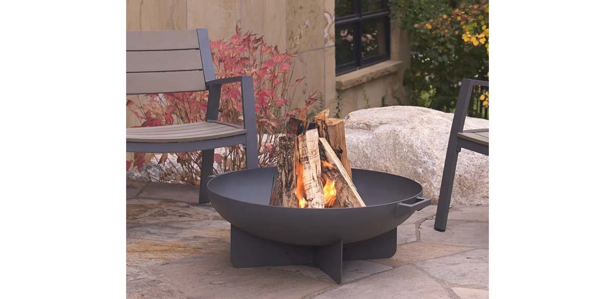 Anson Wood Burning Fire Pit by Real Flame