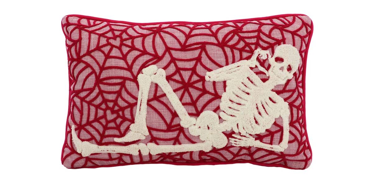 20-inch x 12-inch Skeleton with Web Lumbar Pillow by Ashland