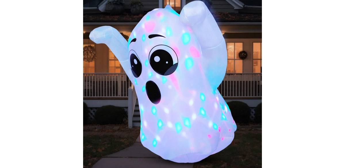 Joiedomi 5 FT Tall Halloween Inflatable Ghost