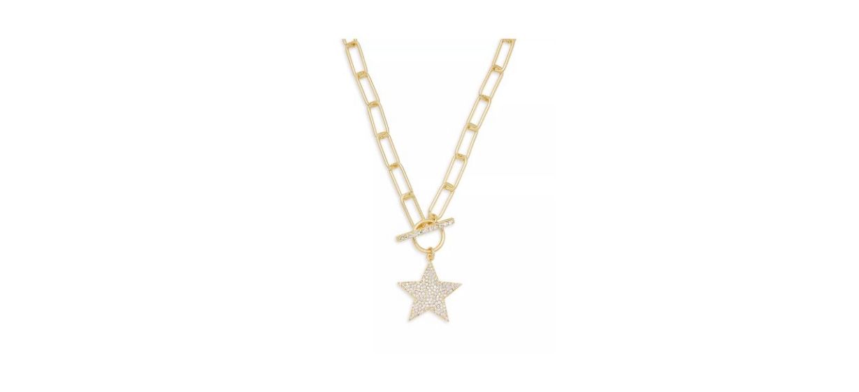 “Barbie” The Movie x Aqua Embellished Star Pendant “Barbie” The Movie x Aqua Embellished Star Pendant