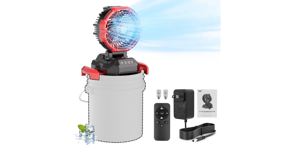 AiYchen Portable Outdoor Misting Fan