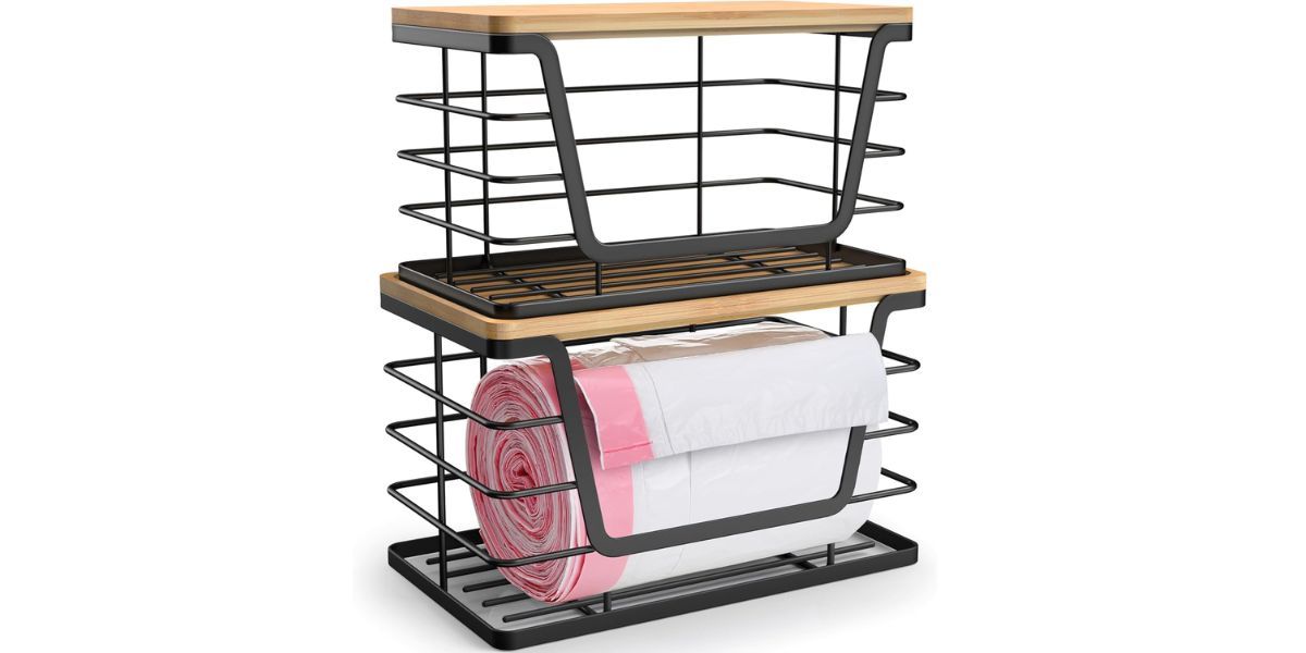 ALOCEO 2-Pack Stackable Storage Organizers