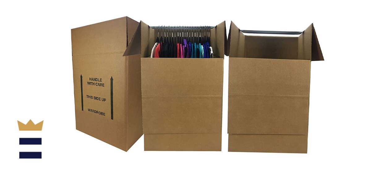 Amazon Basics Wardrobe Clothing Moving Boxes