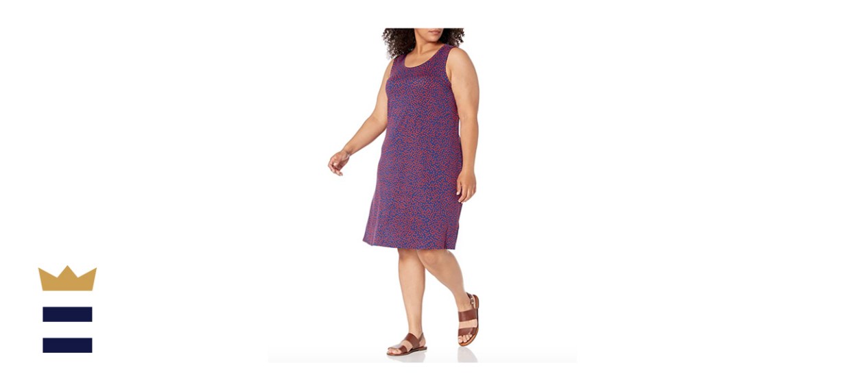 Amazon Essentials Short-Sleeve V-Neck Swing Dress