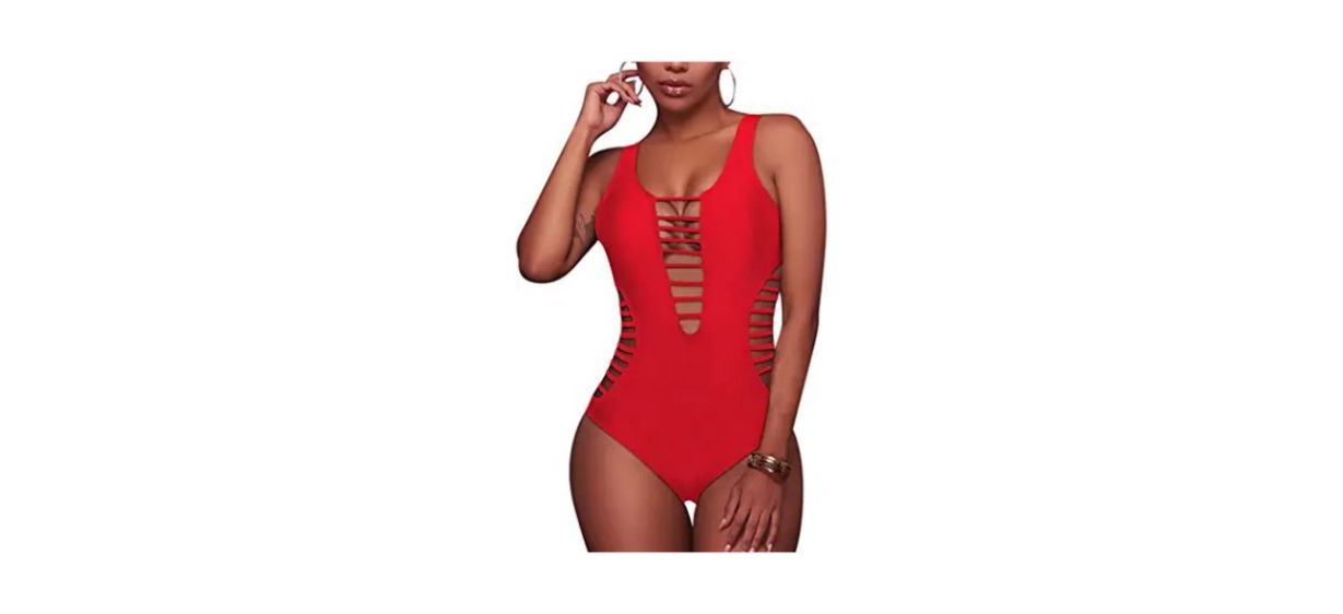 Aqua Eve Sexy One-Piece Swimsuit