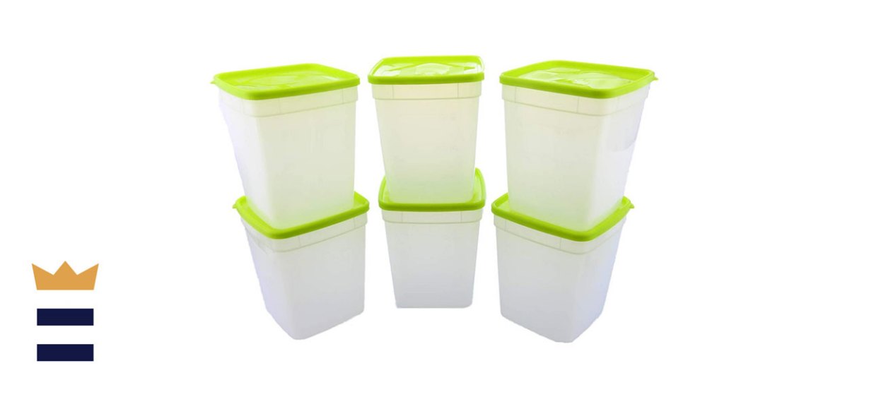 Arrow Plastic Food Storage Freezer Containers with Lids
