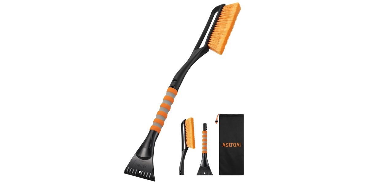 AstroAI 27" Snow Brush and Ice Scraper
