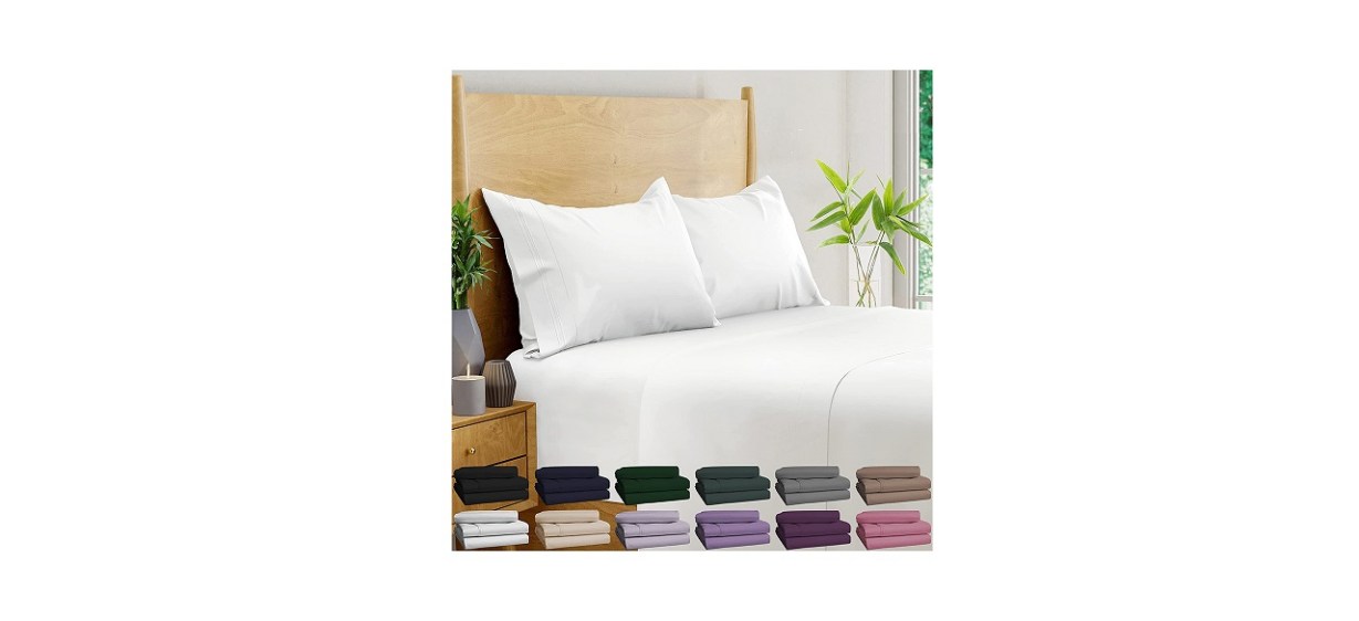BAMPURE 100% Organic Bamboo Sheets