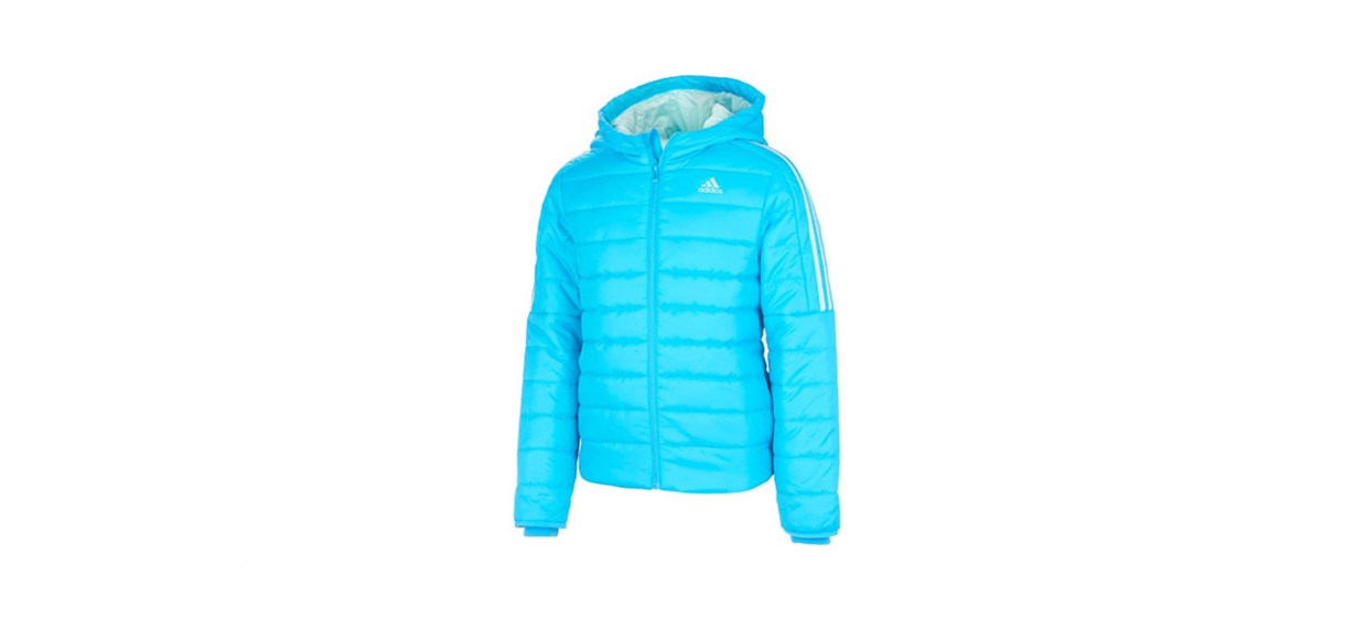 best adidas Kids Hooded Puffer Jacket