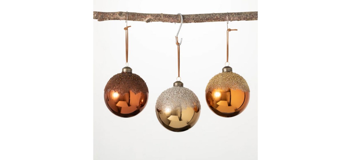 best-allmodern-holiday-decor-items-Crissyfield Ball Ornament (Set of 2)