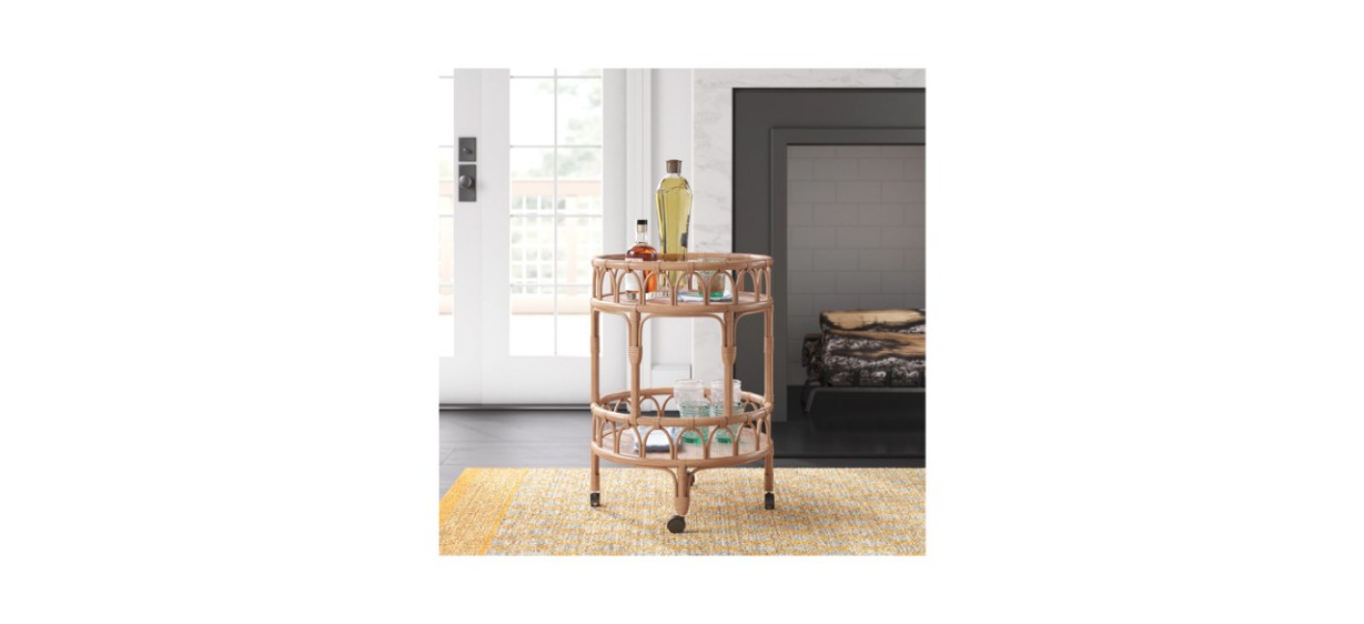 Best Bay Isle Home Rohde Bar Cart