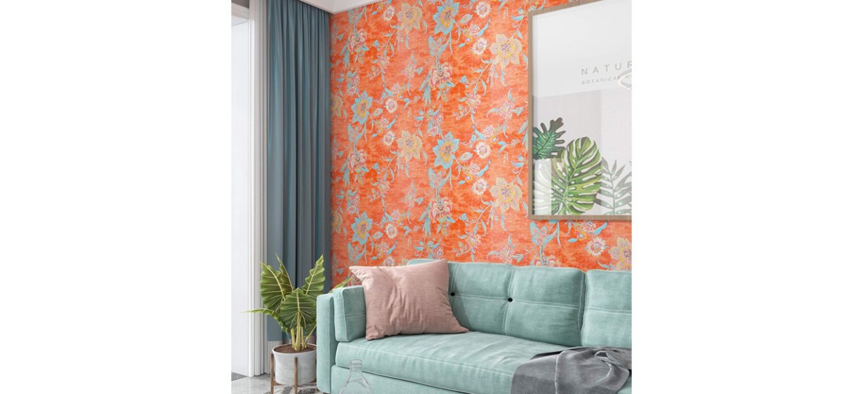 Lacheery Prepasted Orange Peel and Stick Wallpaper