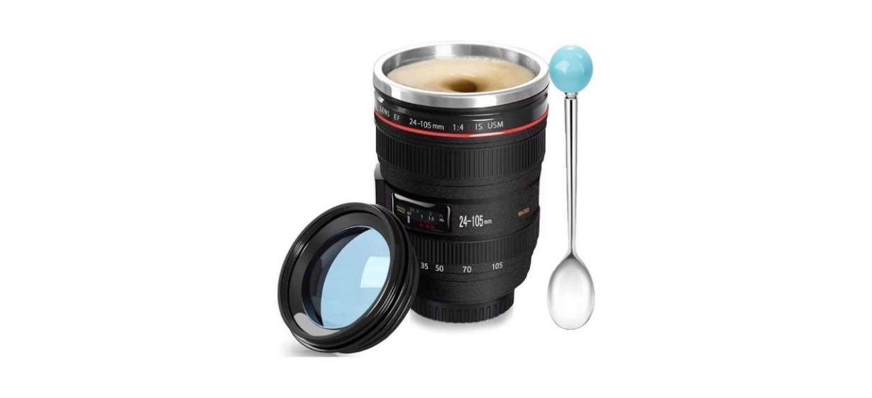 Chasing Y Camera Lens Coffee Mug