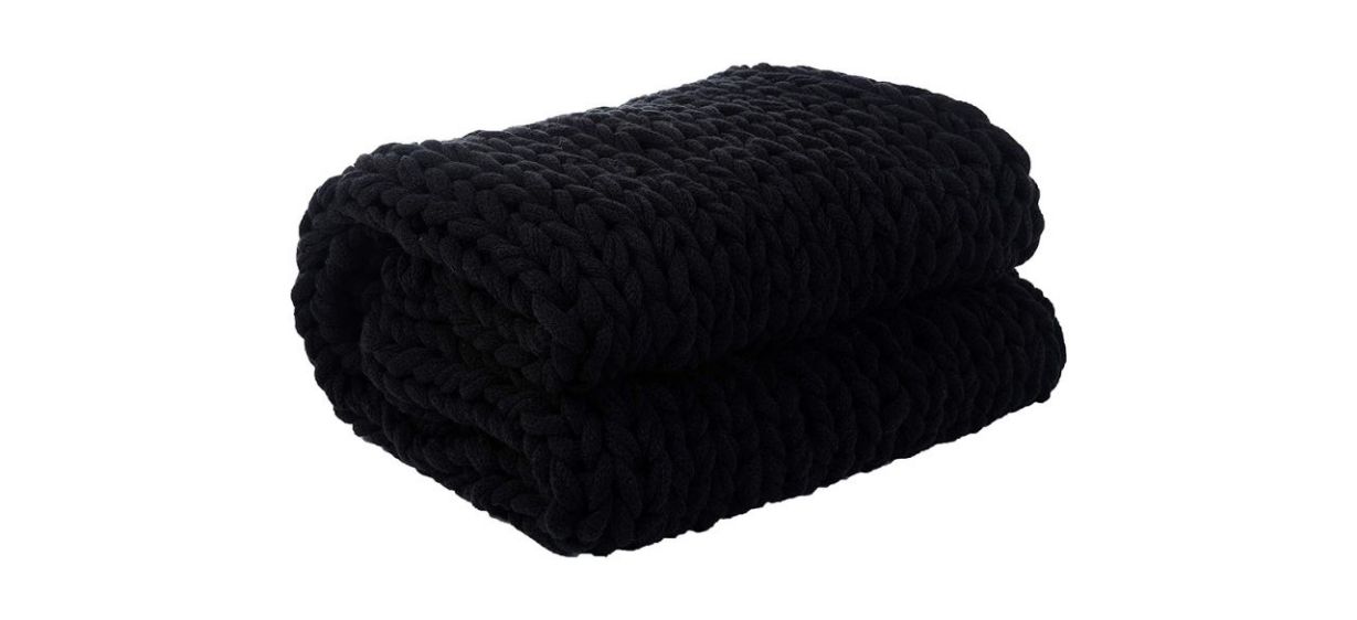 Best Cheer Collection Knitted Decorative Throw Blanket