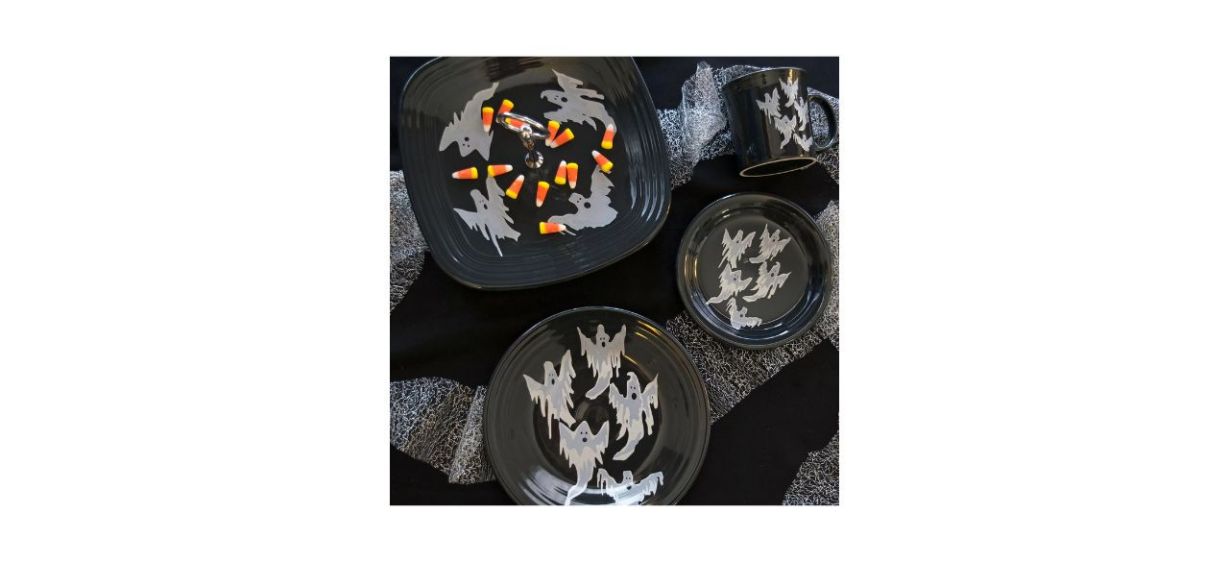 Fiesta Halloween Ghosts Dinnerware Collection