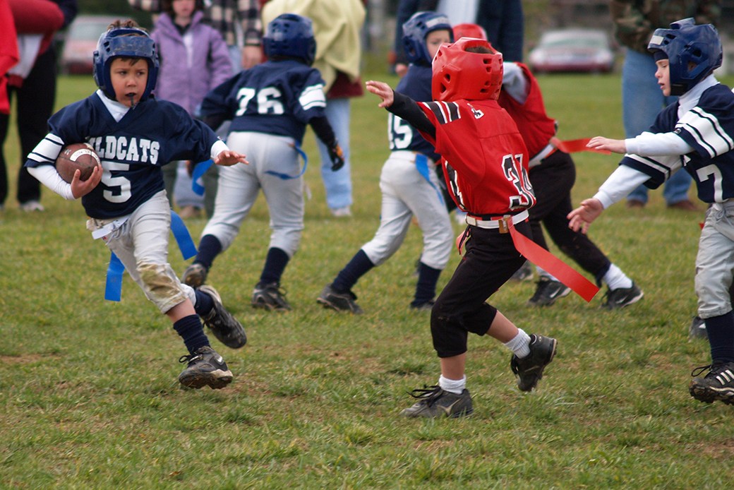 Flag football game