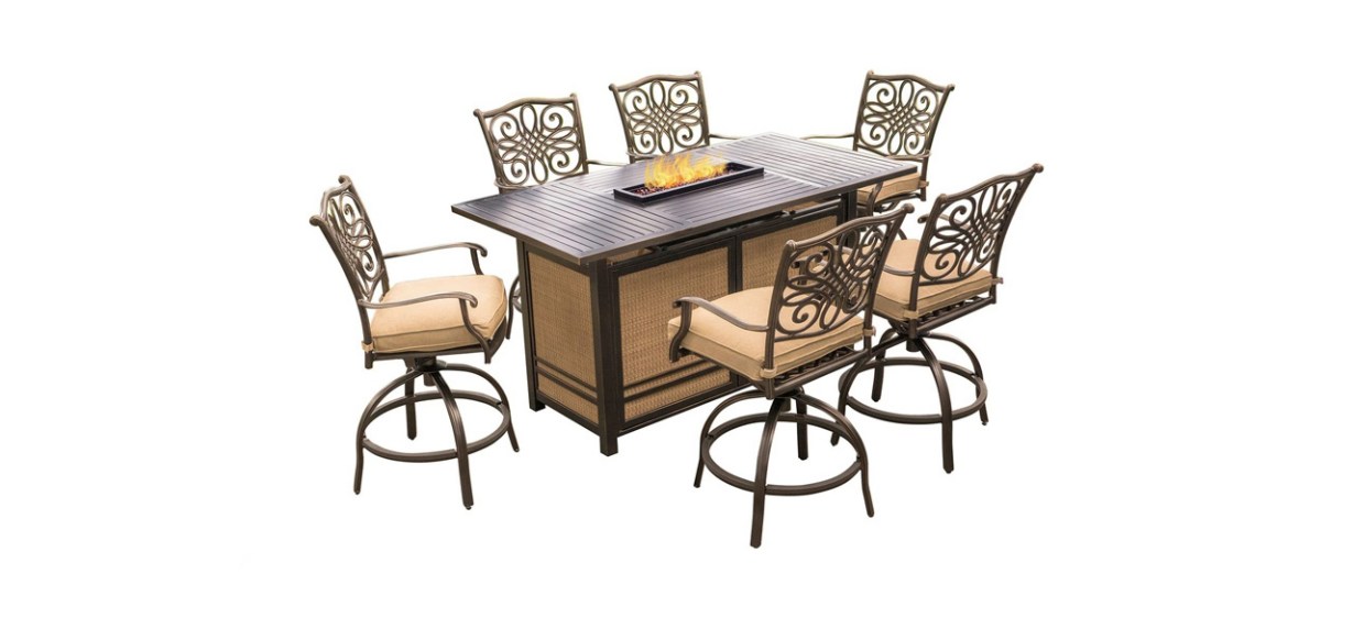 best Hanover Traditions Seven-Piece High-Dining Set