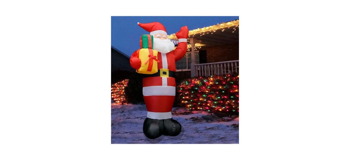 Best Inflatable Santa Claus Carrying Gifts