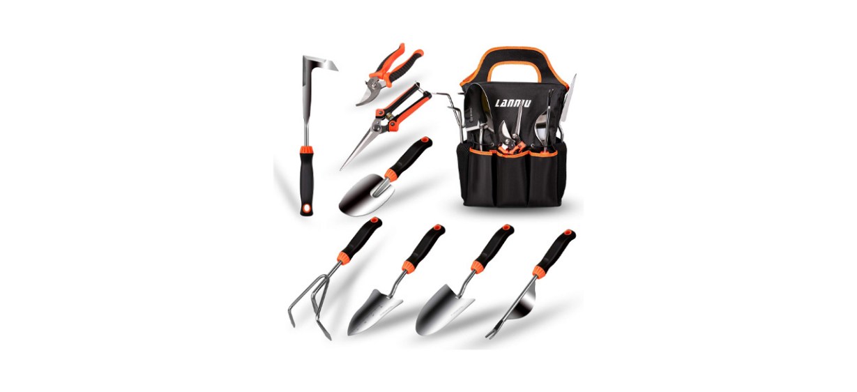 Best Lanniu Stainless Steel Garden Tool Set