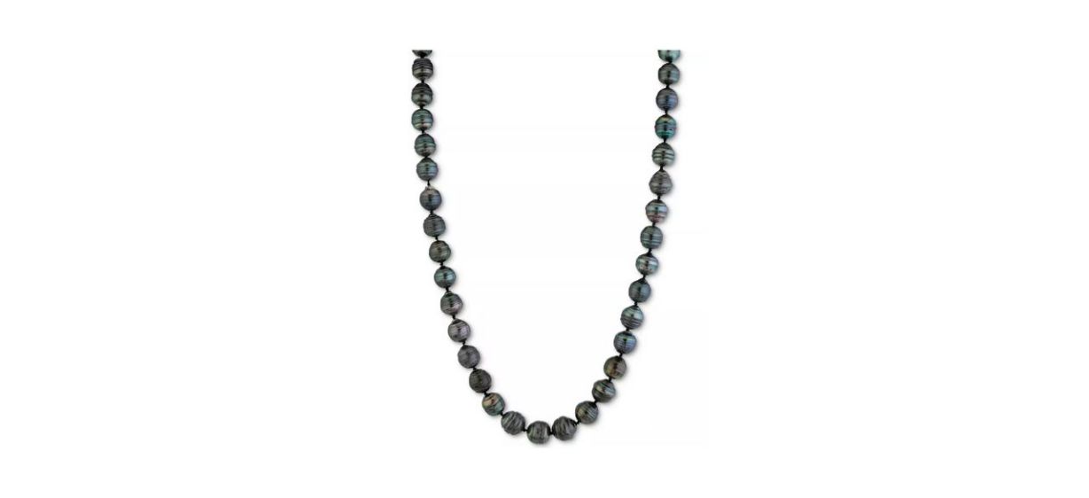 Best Macy’s Cultured Baroque Tahitian 17.5-inch Pearl Necklace