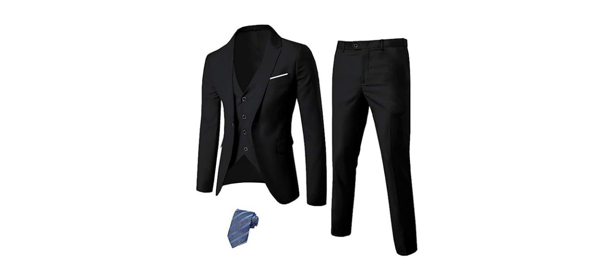 three-piece suit set for men