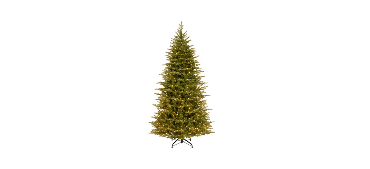 Best National Tree Company Pre-Lit Slim Nordic Spruce Artificial Christmas Tree