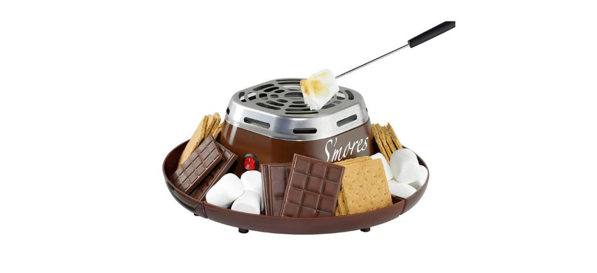 Best Nostalgia Indoor Electric Stainless Steel S'mores Maker