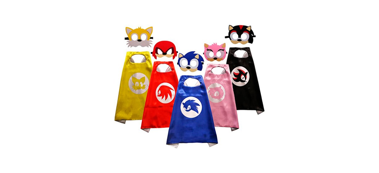 Best Nuoman Sonic The Hedgehog Capes and Masks Set