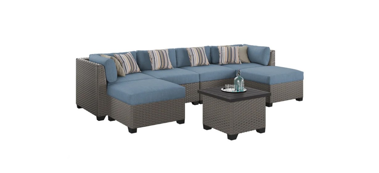 best Oppelo Seven-Piece Sectional Seating Group