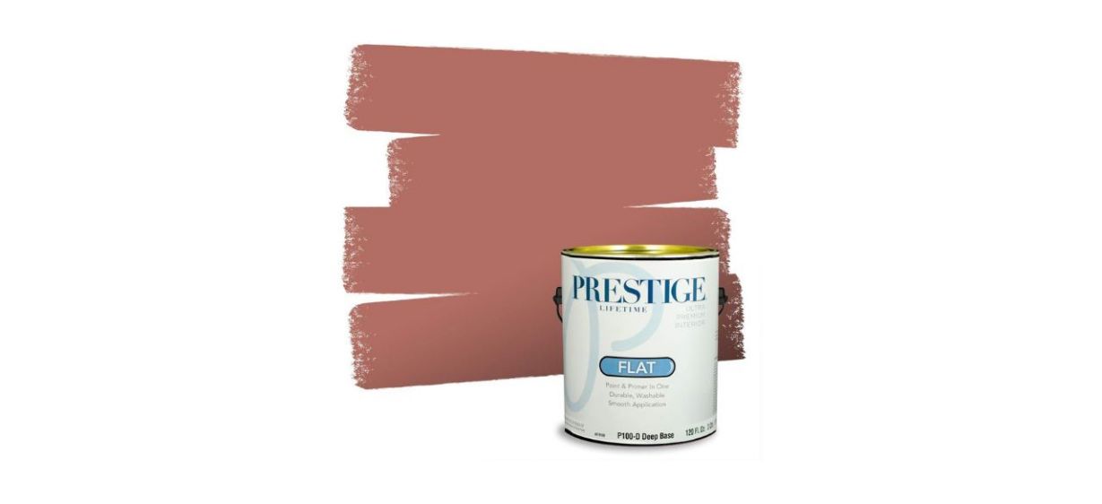 Prestige Paints Flat Cavern Clay Interior Paint and Primer