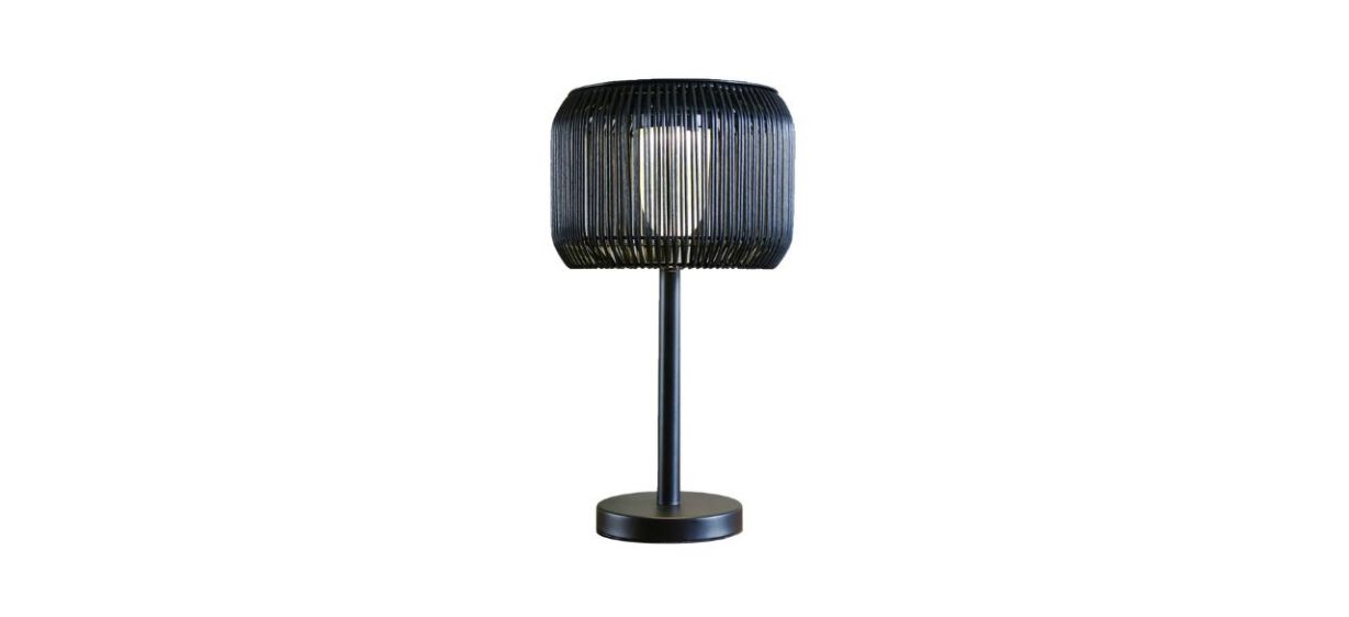 Solar-Powered LED Outdoor Lantern with Electric Candle Solar-Powered LED Outdoor Lantern with Electric Candle