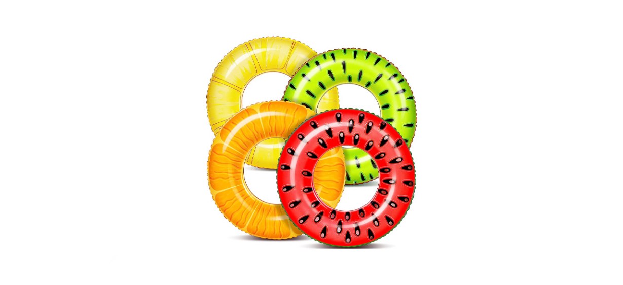 best Sloosh 4 Pack Inflatable Pool Floats